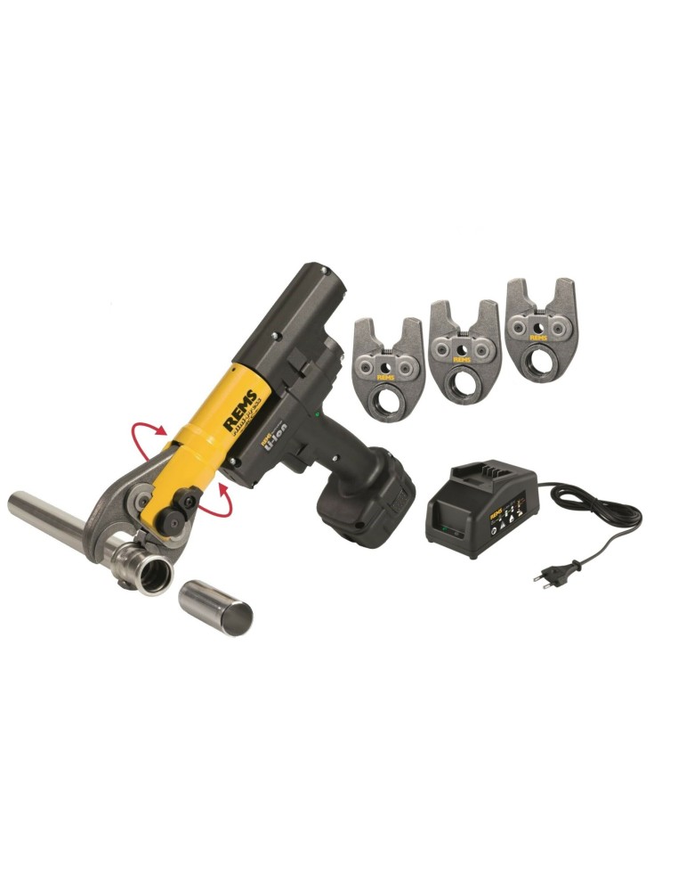 REMS PRENSADORA BAT. MINI-PRESS CON MORDAZAS 16-20-25 LION s Foto: AAAAMIMIREMS