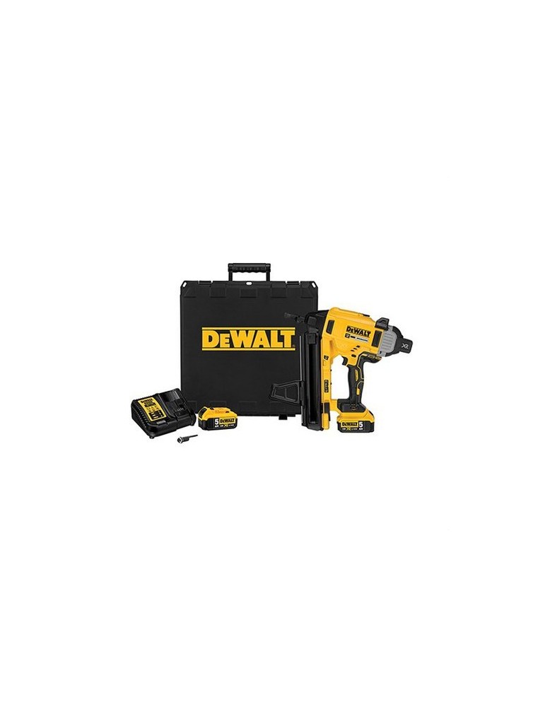 CLAVADORA DE HORMIGÓN S/ESCOB XR 18V 2 BAT LI-ION 5,0AH CLAVOS 15° 2,6-3,7DIÁMY 13-57 LAR Foto: 0260000884-894c_500